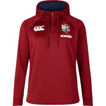 Canterbury Дамски суичър Canterbury British and Irish Lions 2024 Quarter Zip Hoodie Womens - Red Dahlia