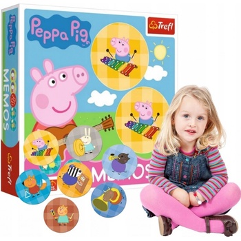 Trefl Puzzle a pexeso: Prasátko Peppa