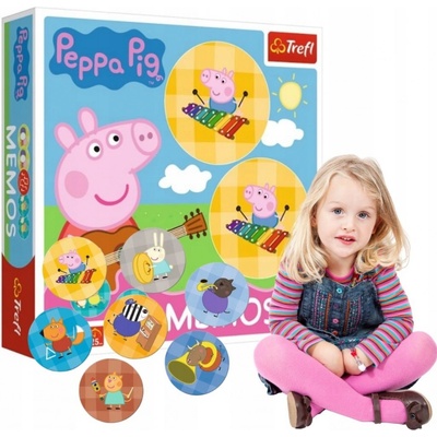 Trefl Puzzle a pexeso: Prasátko Peppa