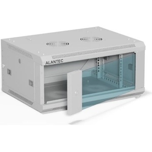ALANTEC 19" 4U стенен комуникационен шкаф 600x450, сив (SW-4U-600-450-01-SA)