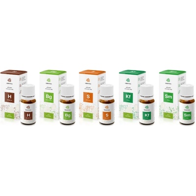 Sada přírodních esenciálních olejů Posílení imunity 5 x 10 ml