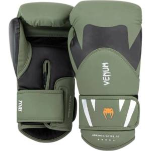 Venum Challenger 4.0 Boxing Gloves | Khaki - Black 16 oz