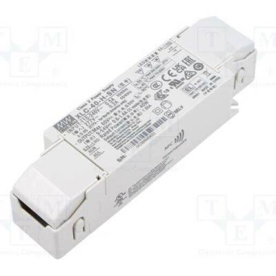 MEAN WELL XLC-40-H-SN Napájecí zdroj: spínaný; LED; 40W; 9÷54VDC; 600mA÷1,4A; 100÷305VAC