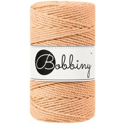 Bobbiny 3PLY Macrame Regular 3 mm Broskev (Peach Fuzz)