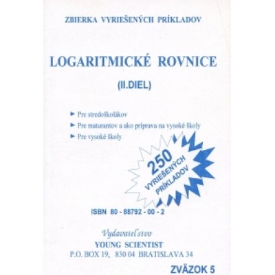 Logaritmické rovnice - Kol.