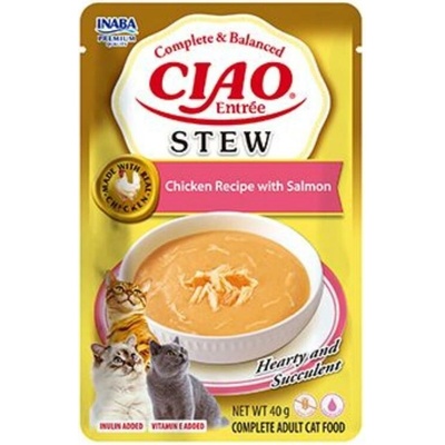Churu Cat Entrée Stew Chicken Recipe with Salmon 40 g