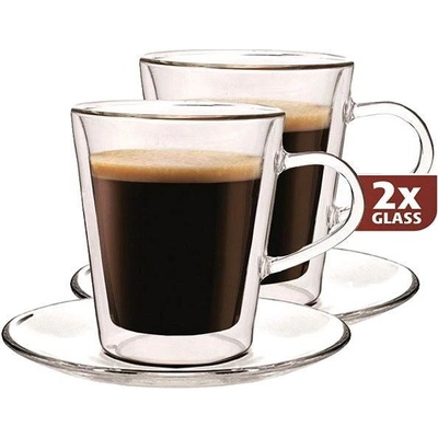 Maxxo Termo poháriky DF909 s podšálkou 2 x 220 ml