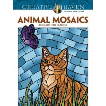 Creative Haven Animals Mosaics Coloring Book