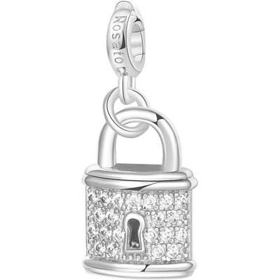 Rosato Strieborný prívesok Visiaci zámok Storie RZ005R