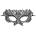 Ouch! Princess Black Lace Mask Black