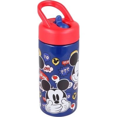 Mickey Mouse Mickey бутилка със сламка 410 мл