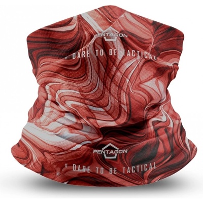 Pentagon multifunkčná šatka maroon red