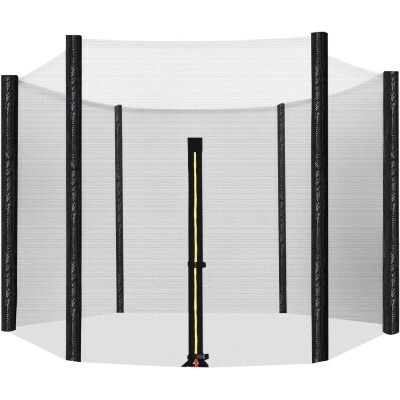 Songmics Bezpečnostní síť pro trampolínu STN8FT Ø 244 cm 6 tyčí černá N