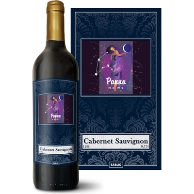 Sablio Panna Cabernet Sauvignon Červené víno 12 % 0,75 l (holá fľaša)