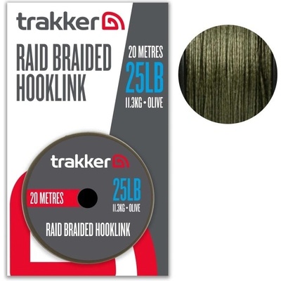 Trakker Raid Návazcová Šňůra Braided Hooklink 20m 0,35mm 11,3kg 25lb