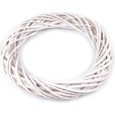 Prima-obchod Proutěný věnec bílý Ø30 cm