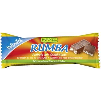 Rapunzel Rumba Bio pufovaná rýže v mléčné čokoládě 21 g