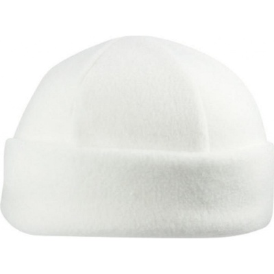 Printwear Teplá hřejivá fleecová dokařská čepice Bílá