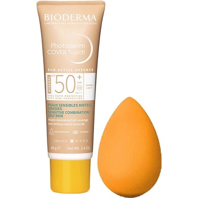 BIODERMA Photoderm Слънцезащитен крем Cover Touch, светъл, SPF50+, 40 g