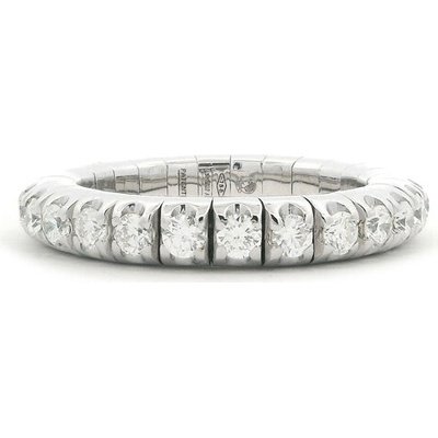 Eternity prsten bílého zlata s diamanty 2011892