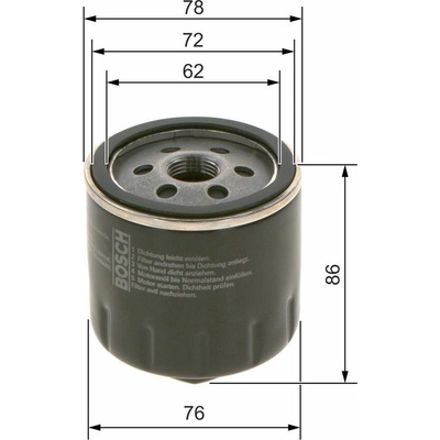 Olejový filter BOSCH 0 451 103 318