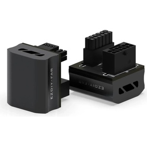 EZDIY-FAB Адаптер за видеокарта ezdiy-fab 12vhpwr, 600 w, 180°, черен (ez-ezdpi189-28)