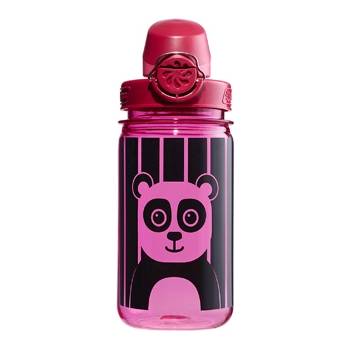 Nalgene Бебешка бутилка за вода Nalgene Grip-n-Gulp Sustain 0, 35 L pink panda (078939)