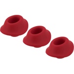 Womanizer Type A Stimulation Heads Premium, Classic, Liberty S Red 3 Pack