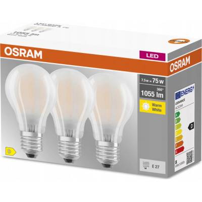 Osram D8359 LED žárovky 1055lm 7,5W E27 3ks