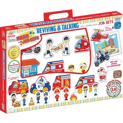 Jagu Комплект говорещи играчки Jagu - Болница, 16 части (97-061)