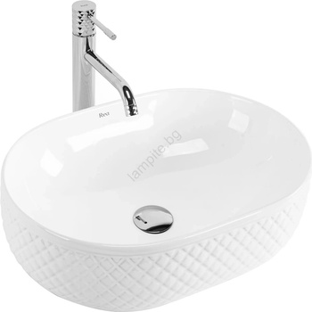 Rea REA-U6366 - Умивалник за плот OKTAWIA 35, 5x50 cm керамика/бял (RE0316)