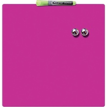 Nobo Tabule magnetická popisovací 360 x 360 mm, růžová
