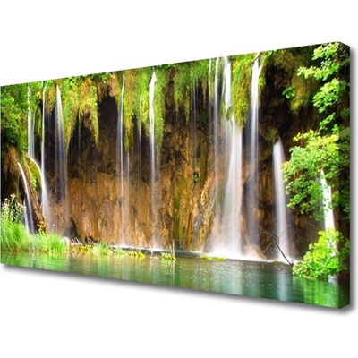 Obraz na plátně Vodopád Příroda 100x50 cm