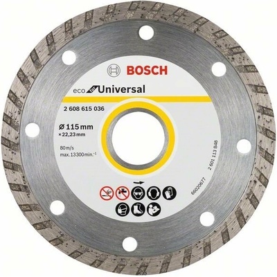 BOSCH Universal Turbo 115 × 22,23 × 2,0 × 7 mm 2.608.615.036