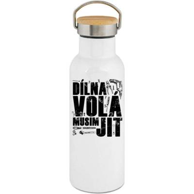 123TRIKO termoska Dílna volá, musím jít, V2 500 ml motorka