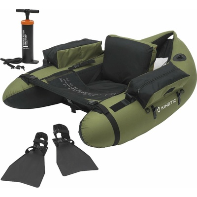 Kinetic Belly Boat Fish Hunter Float Tube Combo