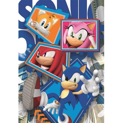 CLEMENTONI Ježek Sonic Parťáci 104 dílků