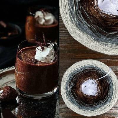 Příze Čarovné klbko (3n) 1000m Cream in Chocolate III