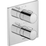 Duravit - Термостатичен смесител за вграждане, за 2 уреда, с корпус, хром TH4200007010 (TH4200007010)