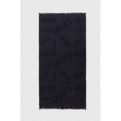 LIU JO Памучна кърпа Liu Jo в черно (VA4209.T0300)