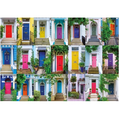 Educa - Puzzle Doors of Notting Hill - 1 000 piese