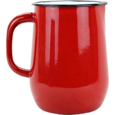 Novomoskovskaya posuda Smaltovaný džbán 11.5 cm - 2.5 l červený - 00000-0000140A