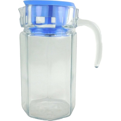 MAKRO Džbán sklo 1400ml s krytom, 11x22x17cm
