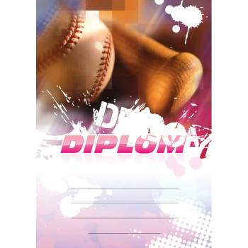 Baseballový diplom A5