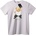 NOONEBRAND Тениска Kung Fu майстор мече - 2XL, White