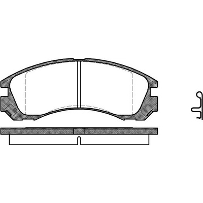 Sada brzdových platničiek kotúčovej brzdy REMSA 0354.22