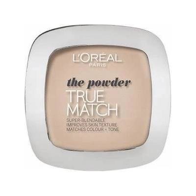 L'Oréal Paris True Match zmatňujúci púder 1D 1W Golden Ivory 9 g