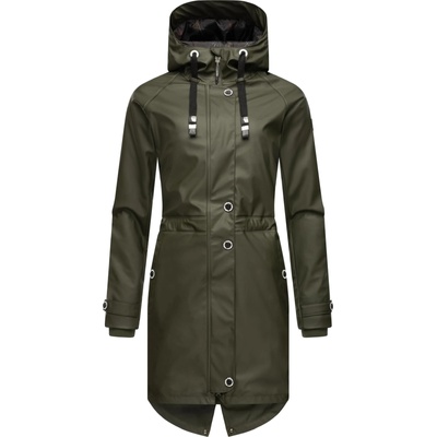 NAVAHOO Функционално палто 'Rainy Flower' зелено, размер XS