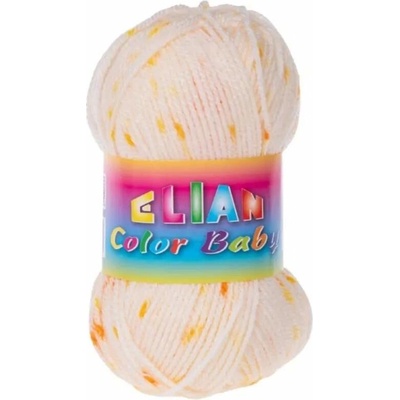Pletací příze Elian Color Baby - 900 žlutá