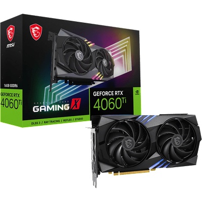 MSI GeForce RTX 4060 Ti GAMING X 16GB GDDR6 128bit (V517-098)